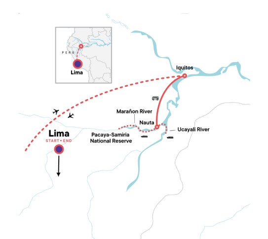 Amazon map